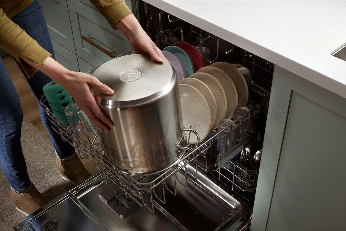 Whirlpool - 24 Top Control Built-In Dishwasher with Stainless Steel Tub, Large Capacity with Tall Top Rack, 50 dBA - Black