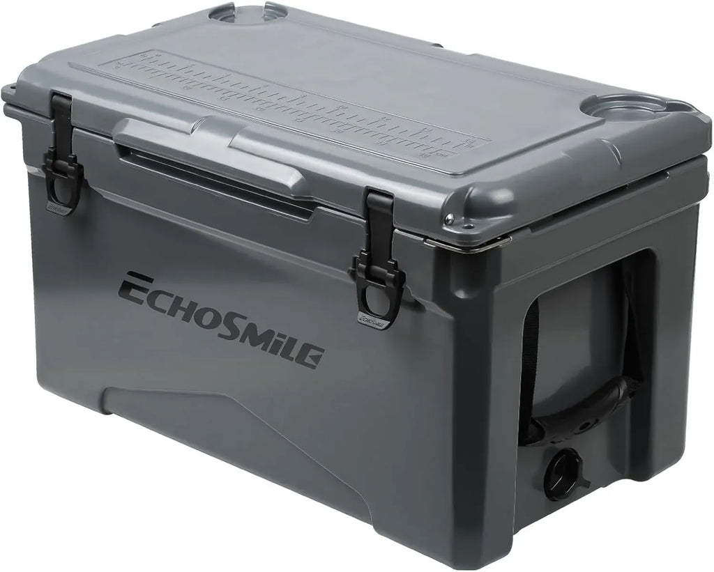 EchoSmile 25/30/35/40/60/75 Quart Rotomolded Cooler, Built to Stand up to The Rigors of The Journey