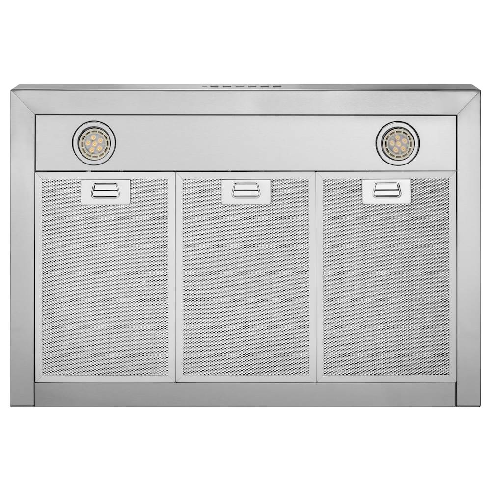 GE - Designer 30 Convertible Range Hood - Stainless steel
