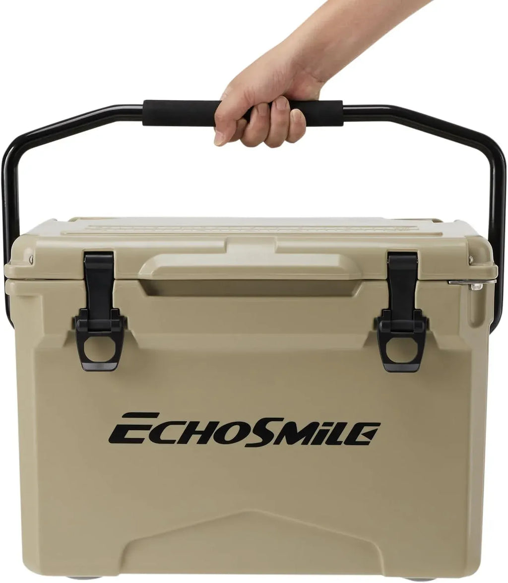 EchoSmile 25/30/35/40/60/75 Quart Rotomolded Cooler, Built to Stand up to The Rigors of The Journey
