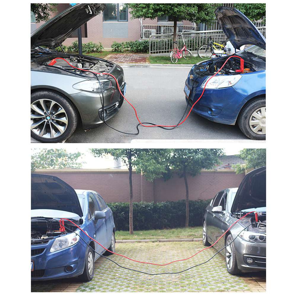 3000A 6M Jump Leads Jump Leads Booster Cables Start Firing Line Power Wire Copper Clip Clamp Boost Cord