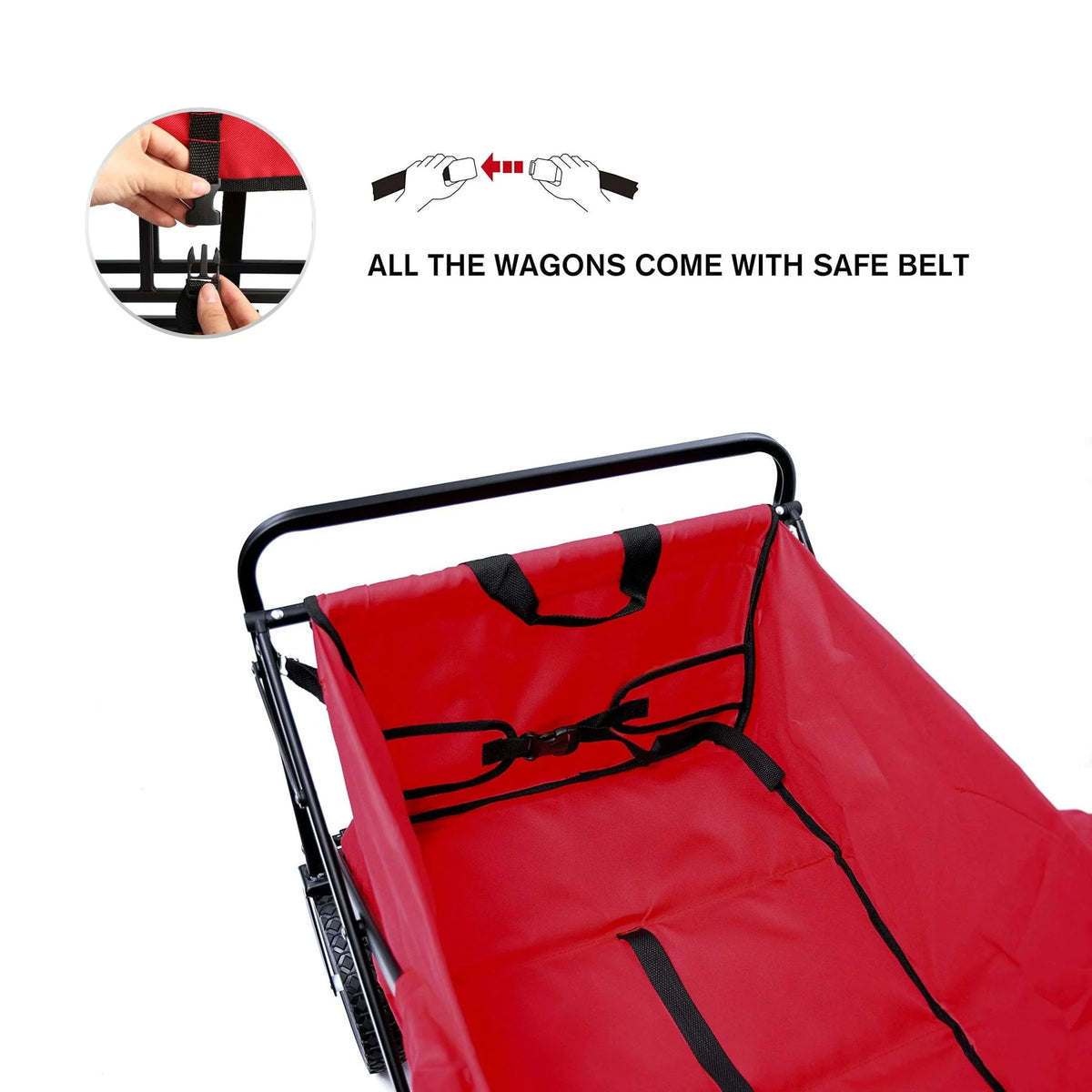 APOLLOLIFT Foldable Wagon Cart Outdoor Utility Wagon Table for Sports Shopping Camping