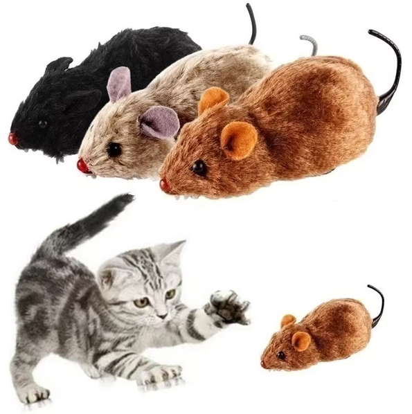 Battery-Operated Cat Mouse with Automatic Movement and Random Direction  Changes