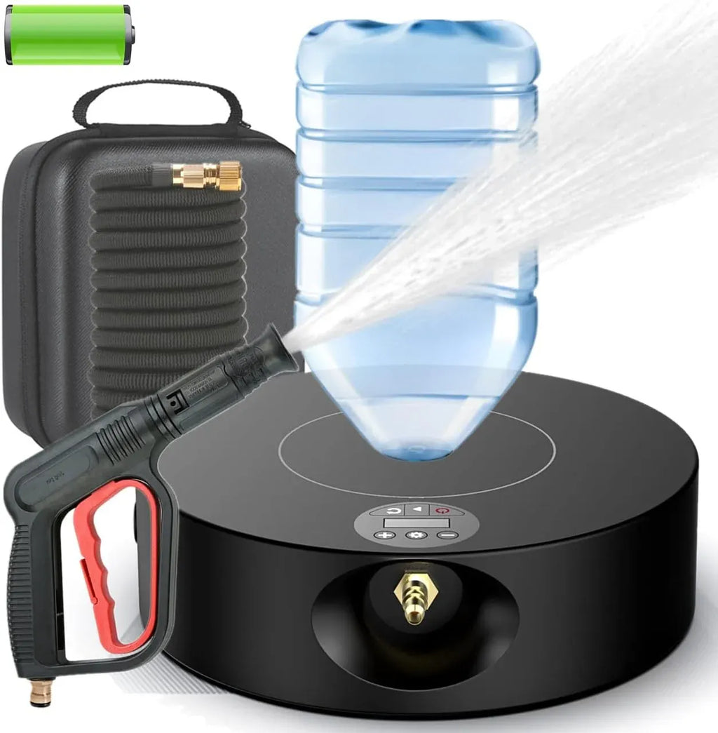 Electric Pressure Washers,Cordless Power Washer,230PSI Portable Car Washer Machine with 3.5m Hose and high Pressure Water Gun,Water Pump for Cleaning Car Wash/Fences/Patios/Garden/Pet Bathing
