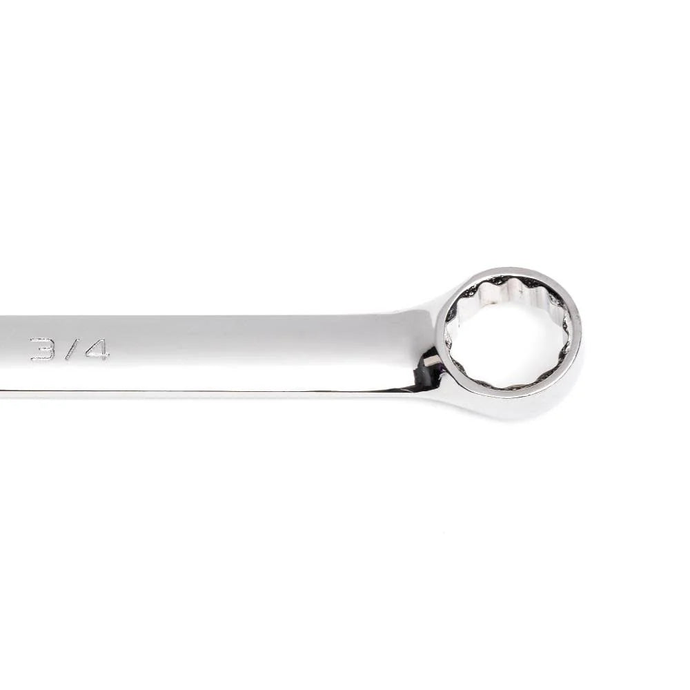 GearWrench 81918 15 Pc. 12 Point Sae Long Pattern Combination Wrench Set With Wrench Roll
