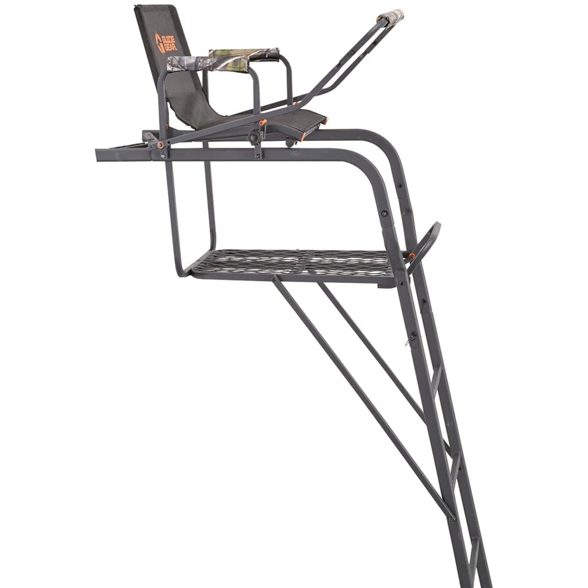 Guide Gear 15.5' Climbing Ladder Tree Stand for Hunting with Mesh Seat, Hunting Gear, Equipment, and Accessories