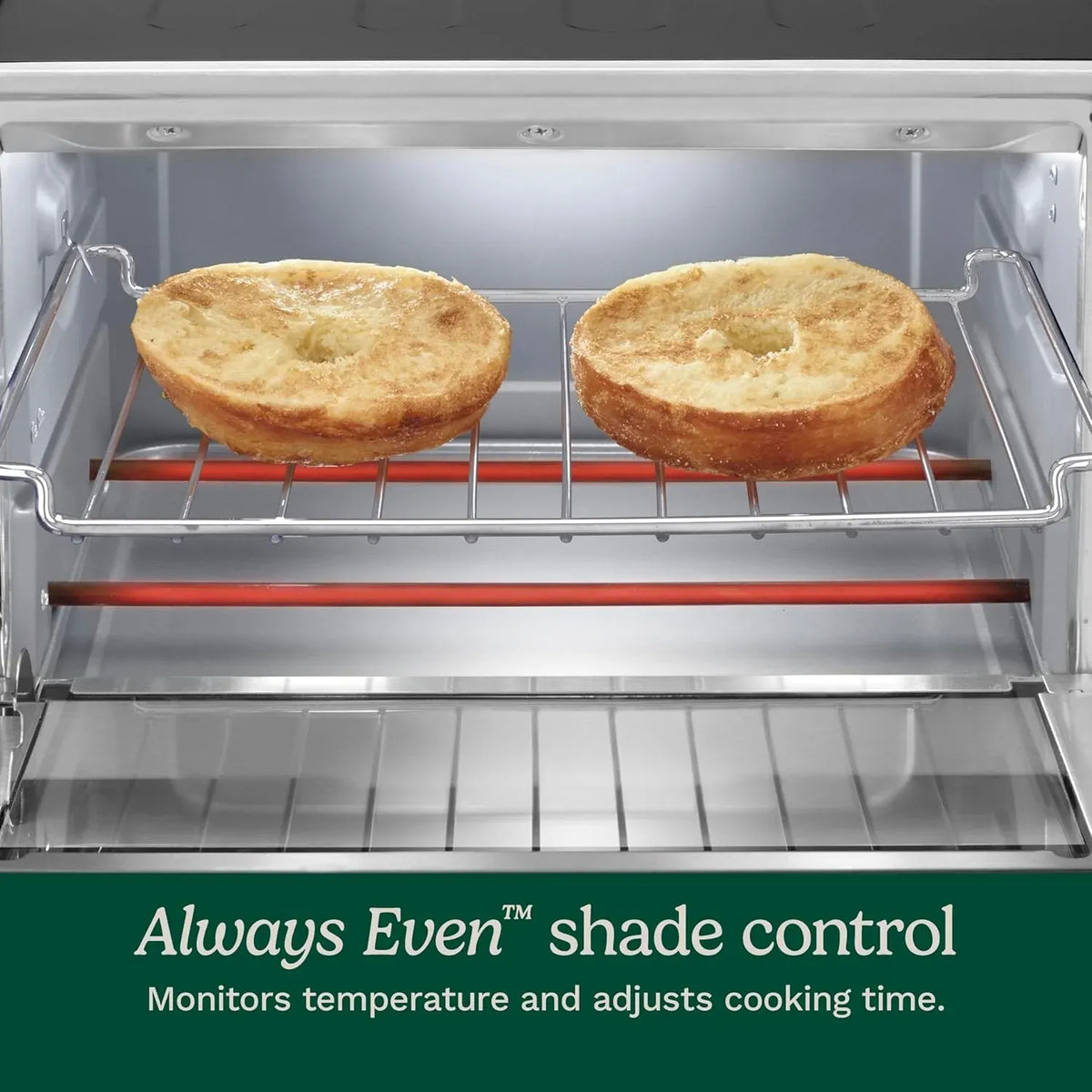 Cuisinart TOB-40N Custom Classic Toaster Oven Broiler, Brushed Stainless and Black