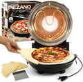 Crispy Crust Pizza Oven by Granitestone â?12 Inch Electric Pizza Oven Indoor Countertop Maker with Ceramic Stone Heats up to 800ËF for Delicious Stone Baked Pizzeria Style Pizza at Home