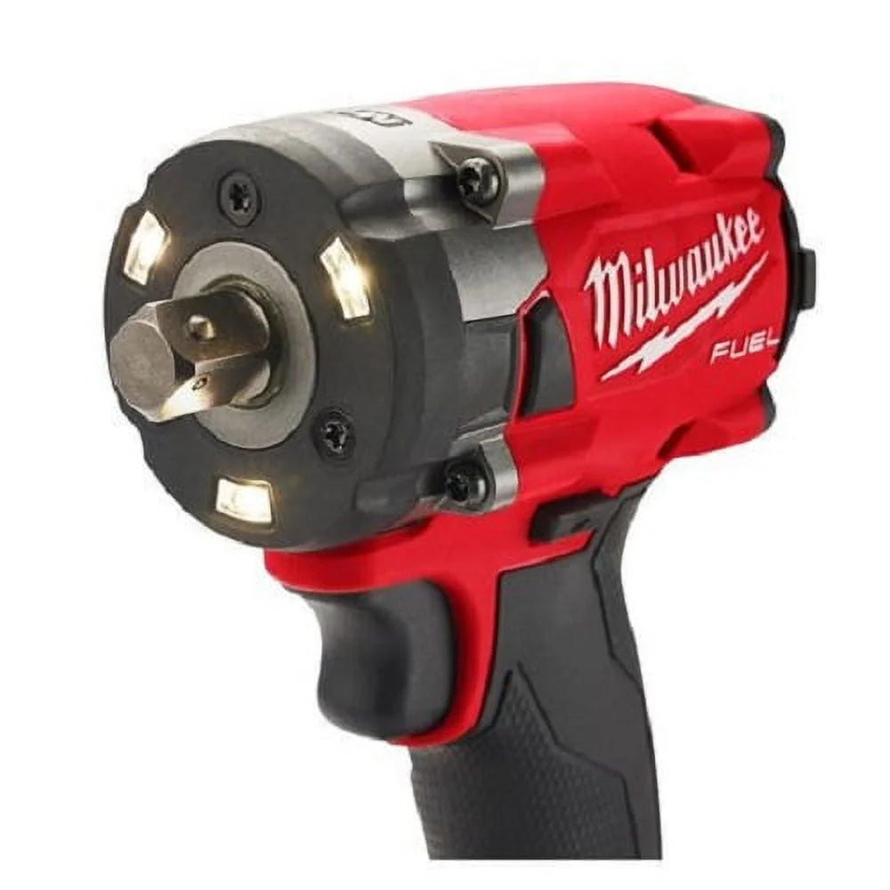 Restored Milwaukee 2855P-20 M18 FUEL 1/2 Compact Impact Wrench w/ Pin Detent Bare Tool (Refurbished)