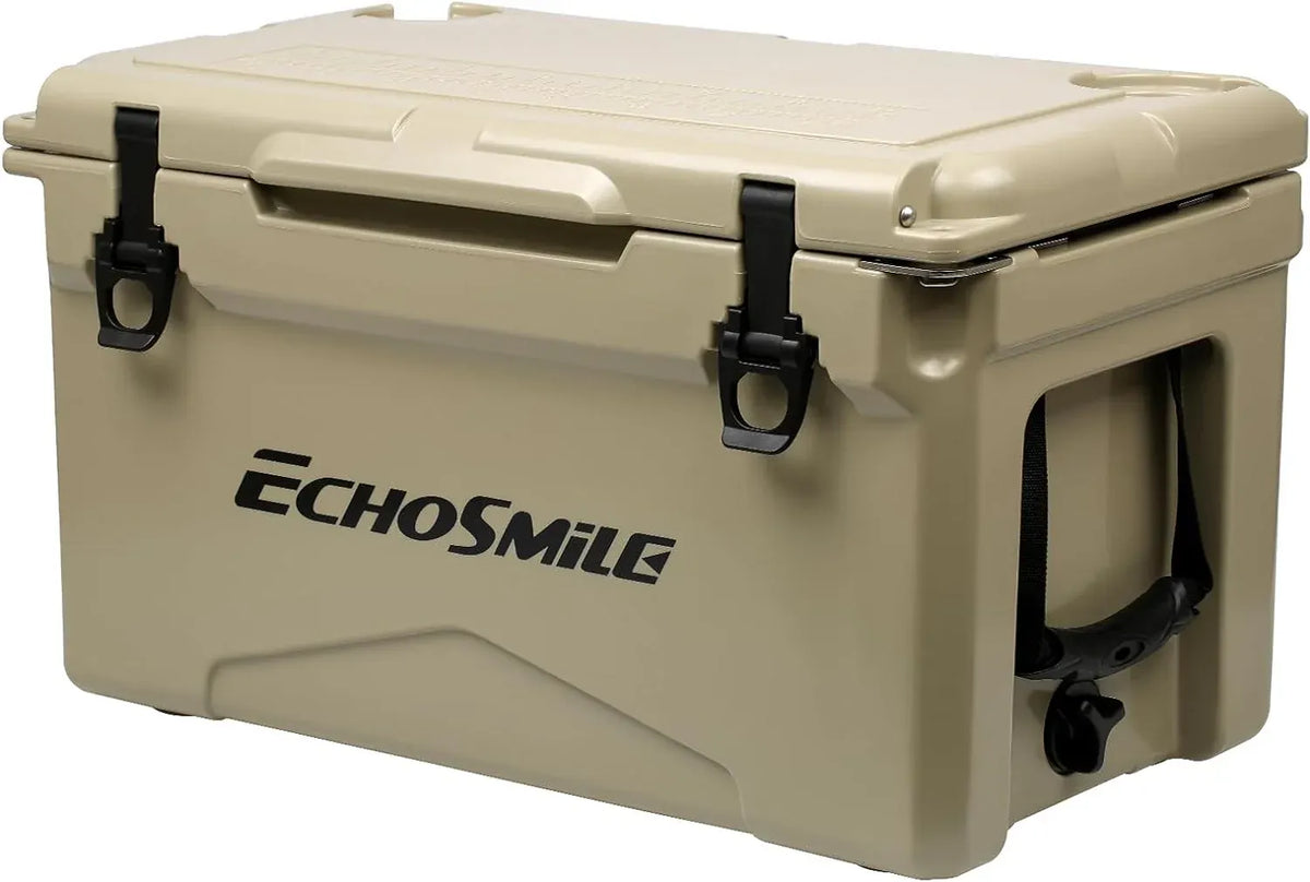 EchoSmile 25/30/35/40/60/75 Quart Rotomolded Cooler, Built to Stand up to The Rigors of The Journey