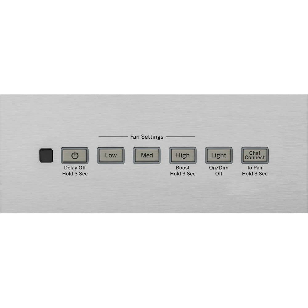 GE - Designer 30 Convertible Range Hood - Stainless steel