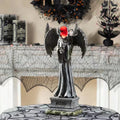 24 In. H Lighted Halloween Grim Reaper Resin Porch W/Timer Yard