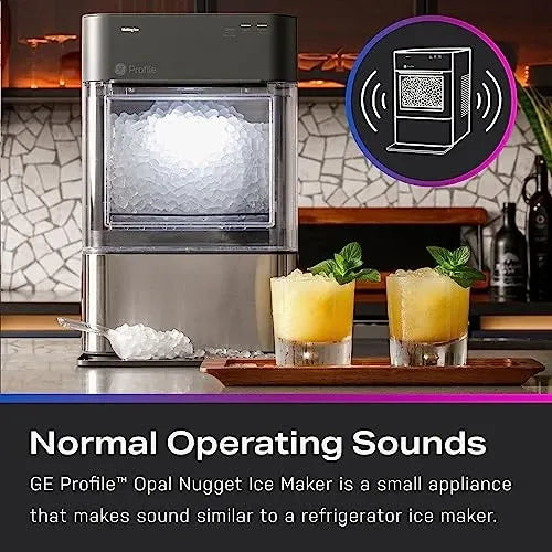 GE Profile Opal 2.0, Chewable Crunchable Countertop Nugget Ice Maker