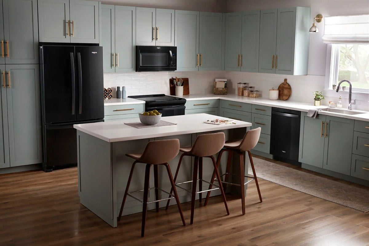 Whirlpool - 24 Top Control Built-In Dishwasher with Stainless Steel Tub, Large Capacity with Tall Top Rack, 50 dBA - Black