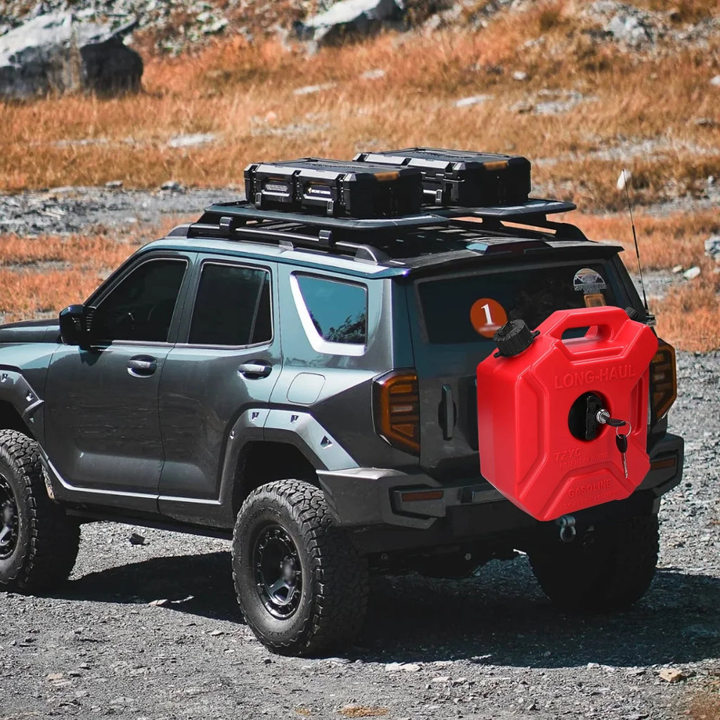 OWSOO Plastic bucket,Tanks 5L Portable 1.3 Fuel Tanks Lock Key Car SUV ATV Off-Road Plastic Bucket Portable Diesels Containers -Static Tanks Lock Diesels Containers -Static Tanks Lock Key