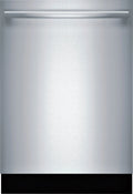 Bosch - 800 Series 24 Top Control Built-In Dishwasher with CrystalDry, Stainless Steel Tub, 3rd Rack, 40 dBa - Stainless steel