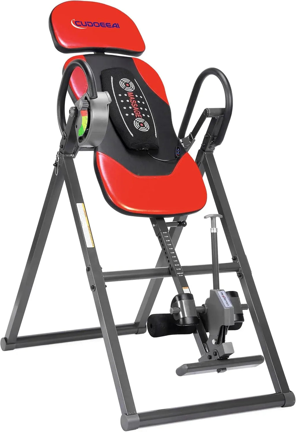 Model 1 Massage Inversion Table,Folding Heavy Duty and 300 lb Weight Capacity,Inversion Table for Back Pain Relief