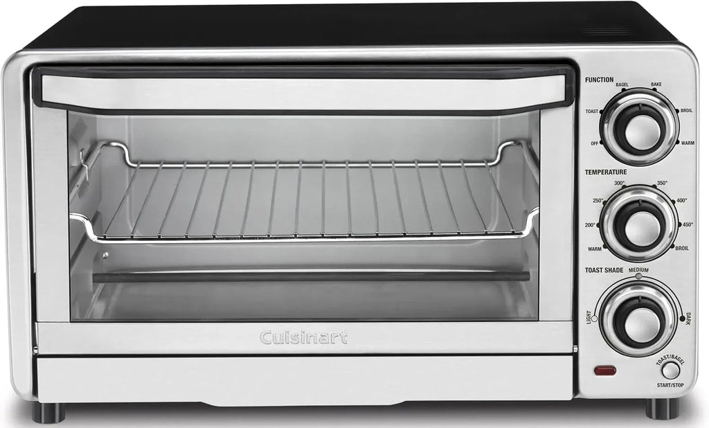 Cuisinart TOB-40N Custom Classic Toaster Oven Broiler, Brushed Stainless and Black