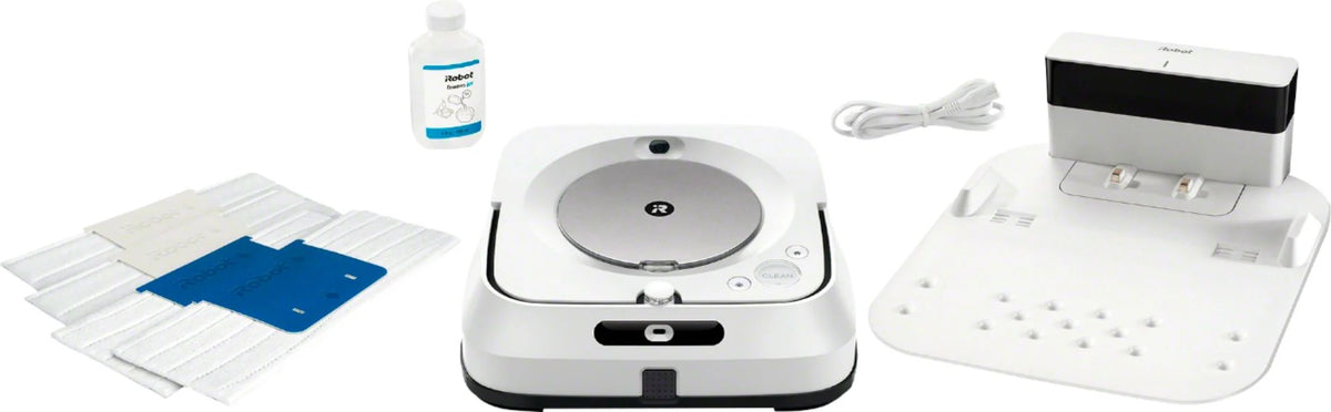 iRobot - Braava jet m6 Wi-Fi Connected Robot Mop - White