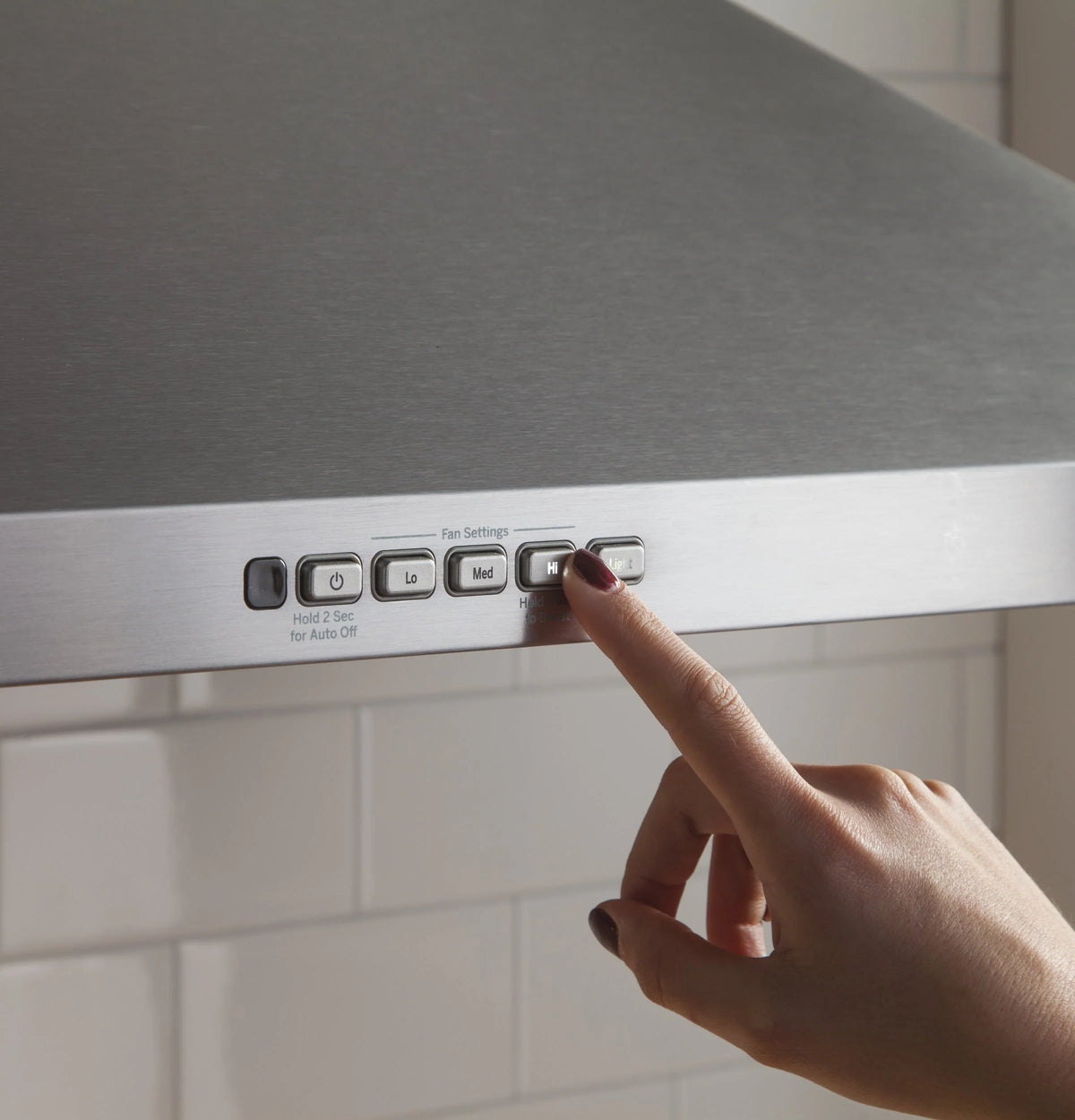 GE - 36 Convertible Range Hood - Stainless steel