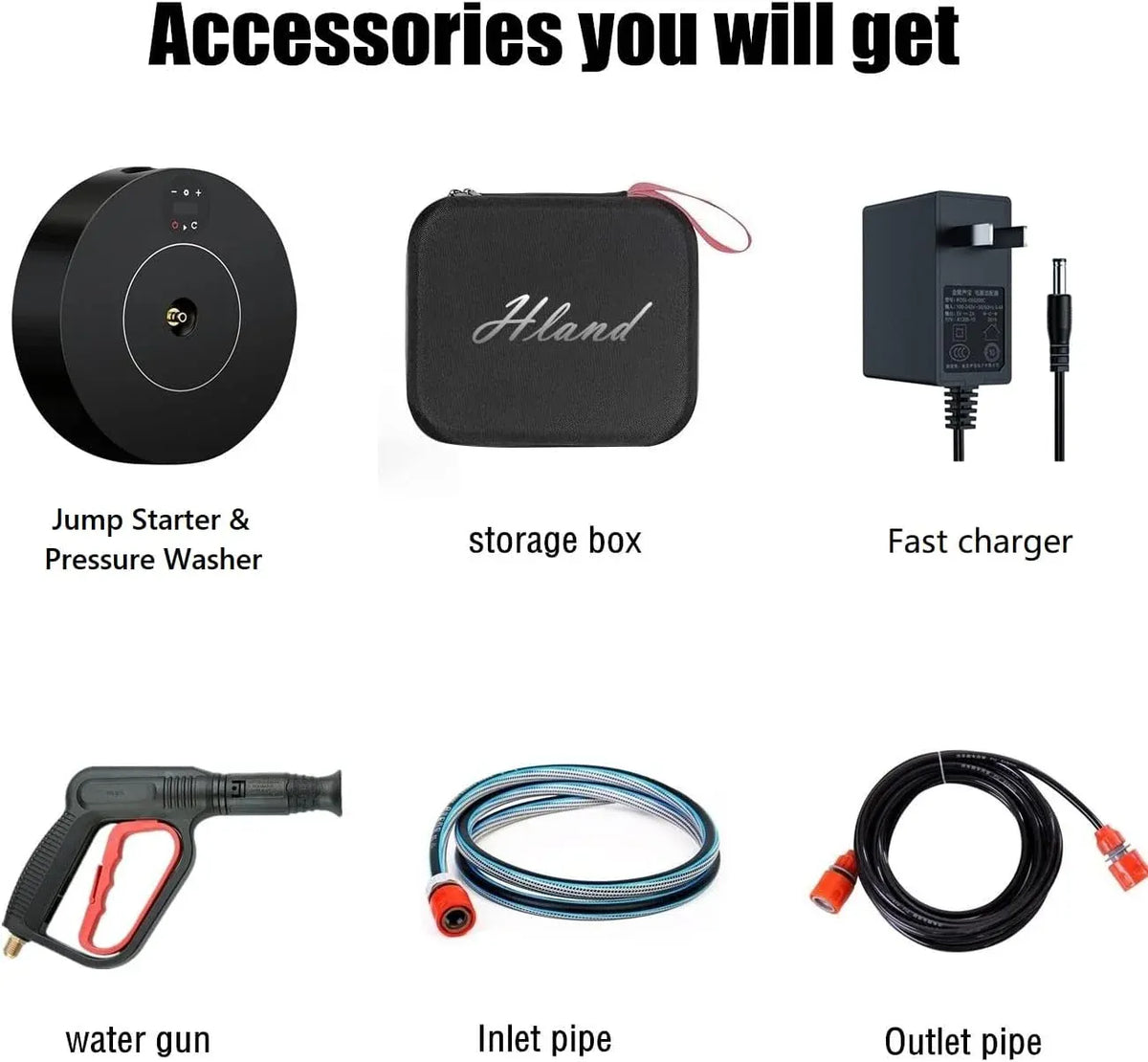 Electric Pressure Washers,Cordless Power Washer,230PSI Portable Car Washer Machine with 3.5m Hose and high Pressure Water Gun,Water Pump for Cleaning Car Wash/Fences/Patios/Garden/Pet Bathing
