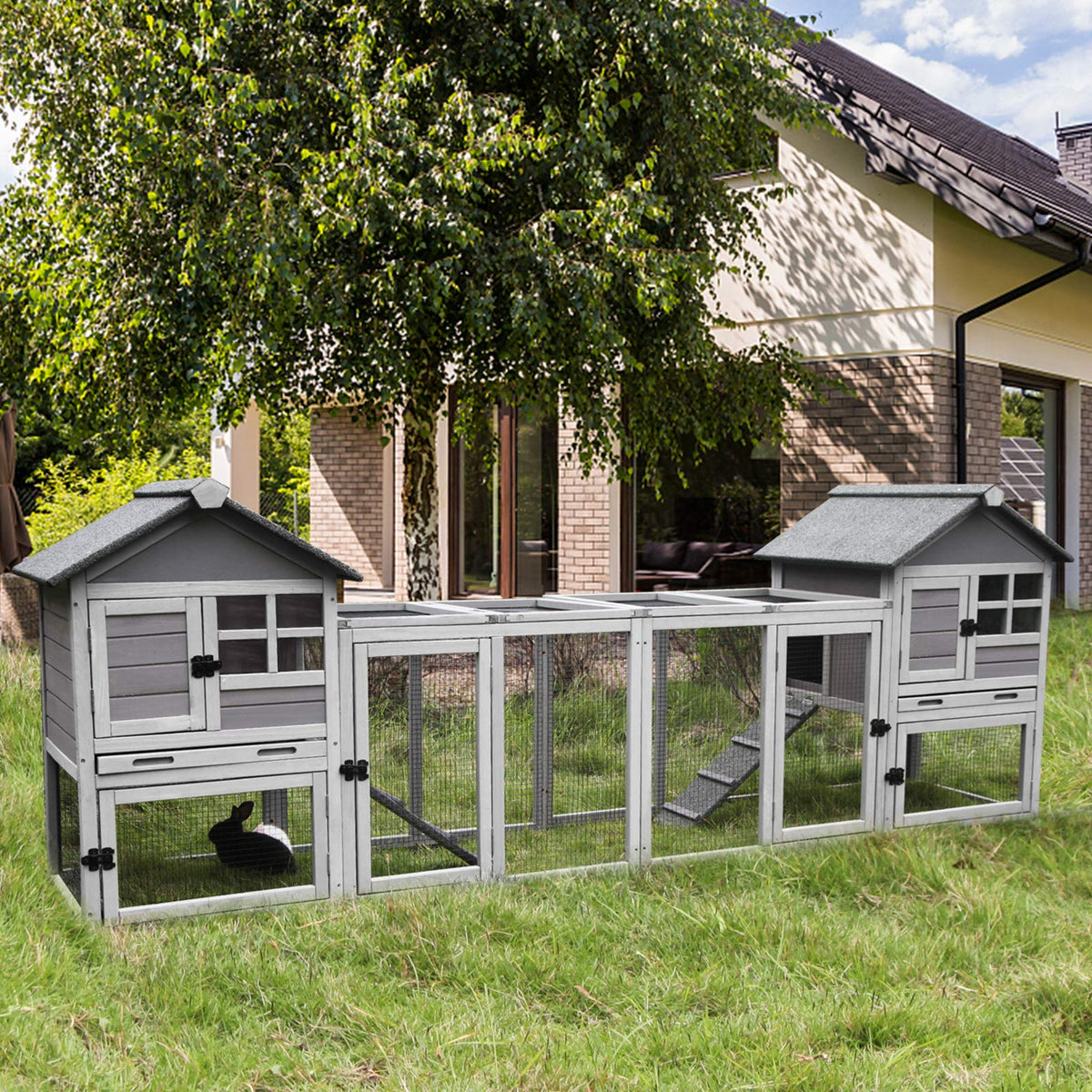 Rabbit Indoor Outdoor Guinea Grey 2