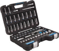 Channellock Standard/Metric 3/8 Drive 6-Point Combination Socket Set (76-Piece)