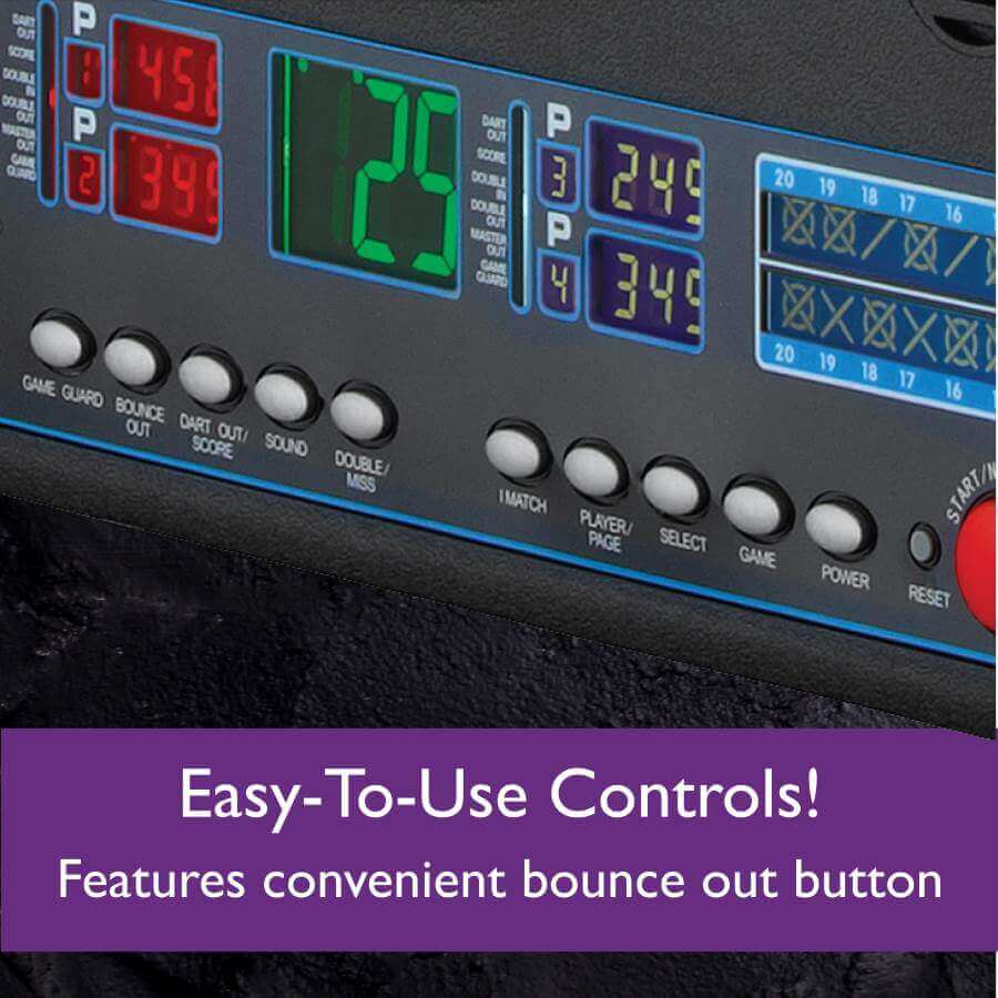 Fat Cat Electronx Electronic Dartboard, 13.5 Compact Target