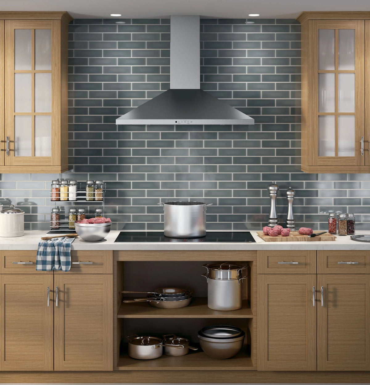 GE - 36 Convertible Range Hood - Stainless steel