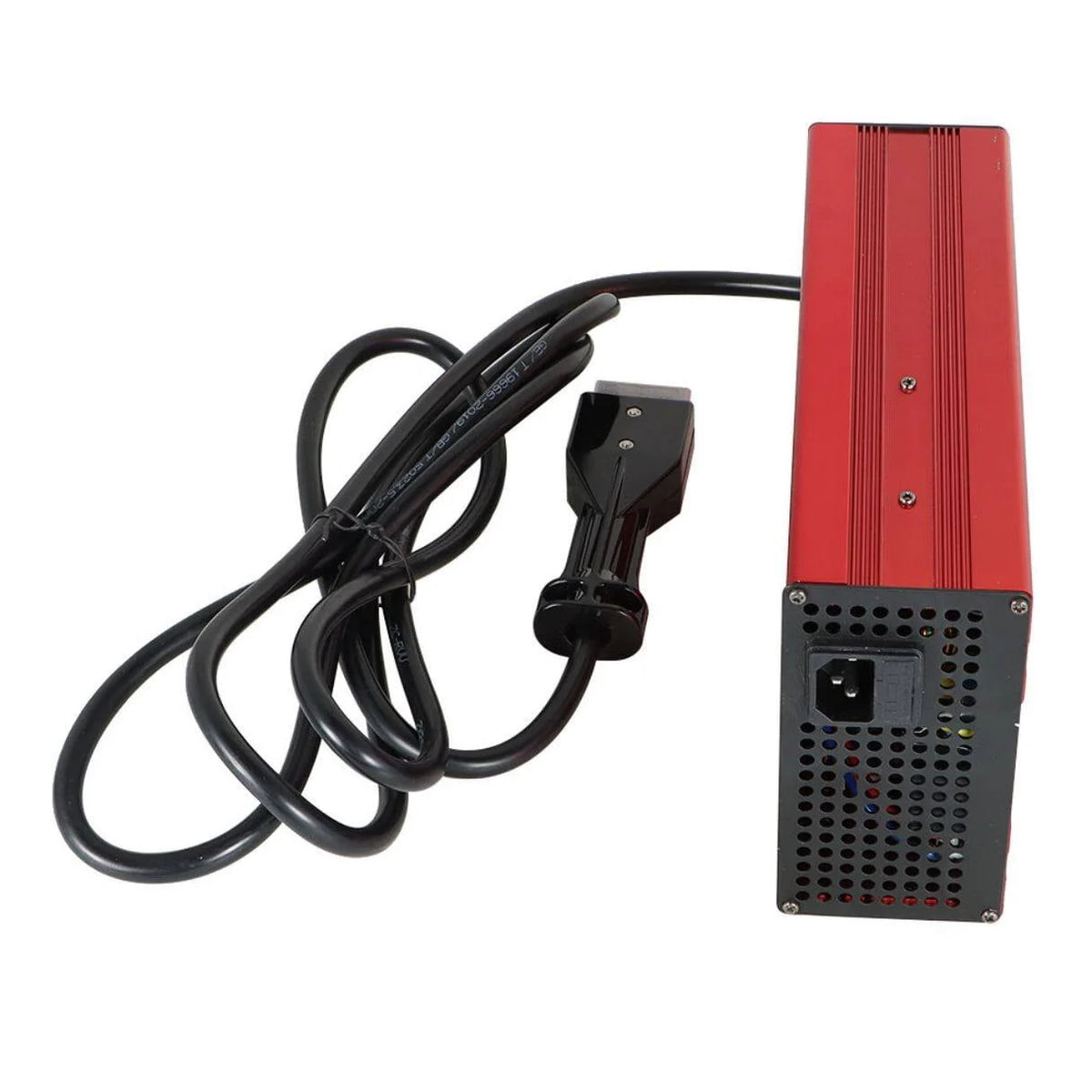 36V 18A Lead-Acid Battery Charger SB50 Style Plug Fit for Club Car Yamaha EZGO, Red