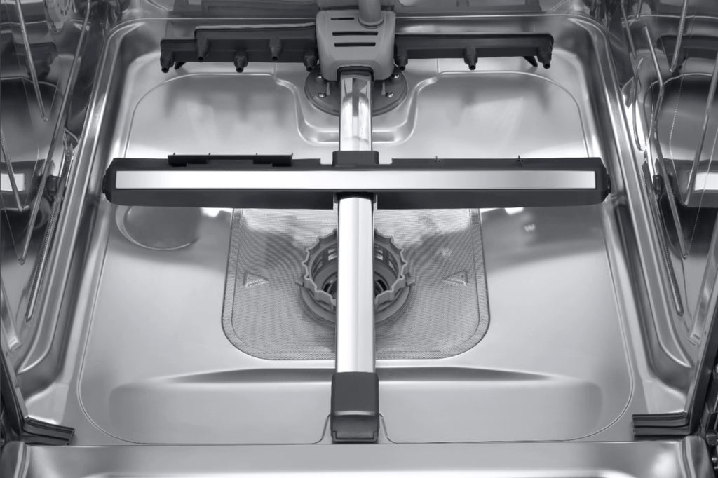 Samsung - Linear Wash 24 Top Control Built-In Dishwasher with AutoRelease Dry, 39 dBA - Black stainless steel