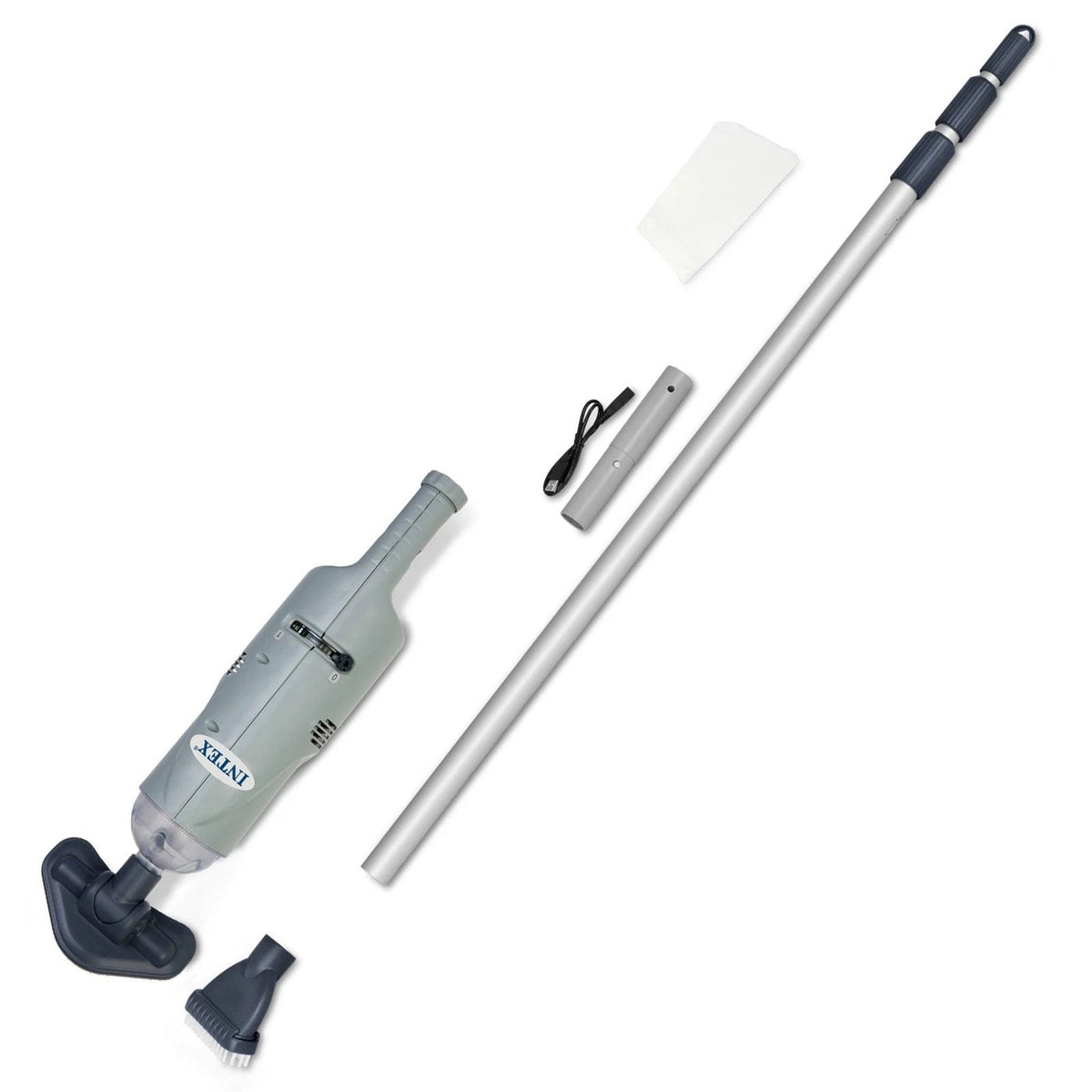 Cordless Pool Vacuum Cleaner with Dual Brush Heads for Above Ground  Pools