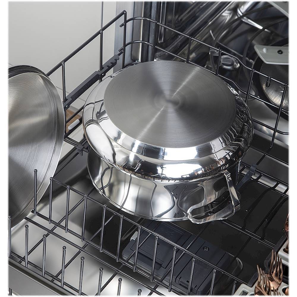 Café - 24 Top Control Tall Tub Built-In Dishwasher with Stainless Steel Tub - Stainless steel