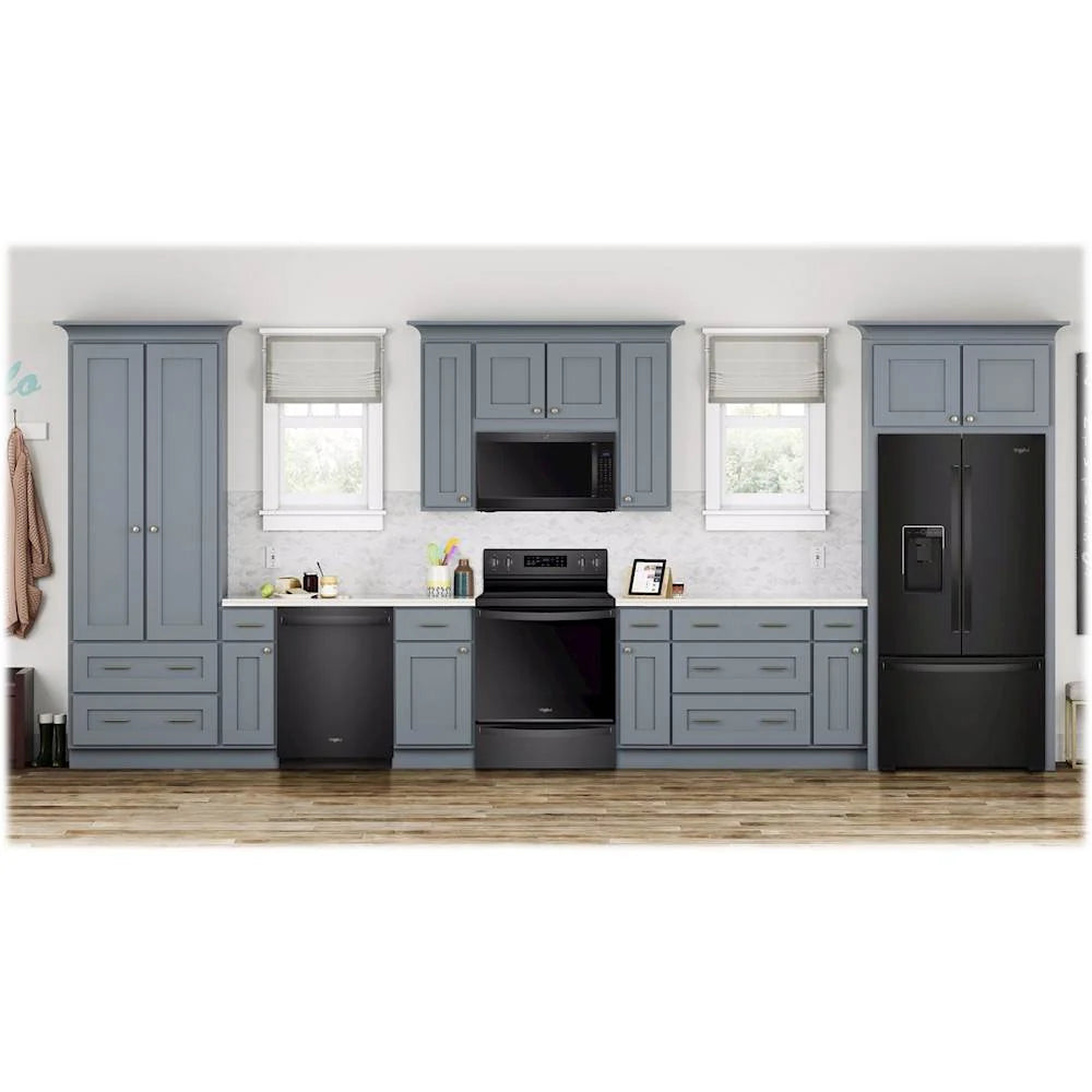 Whirlpool - 24 Built-In Dishwasher - Black