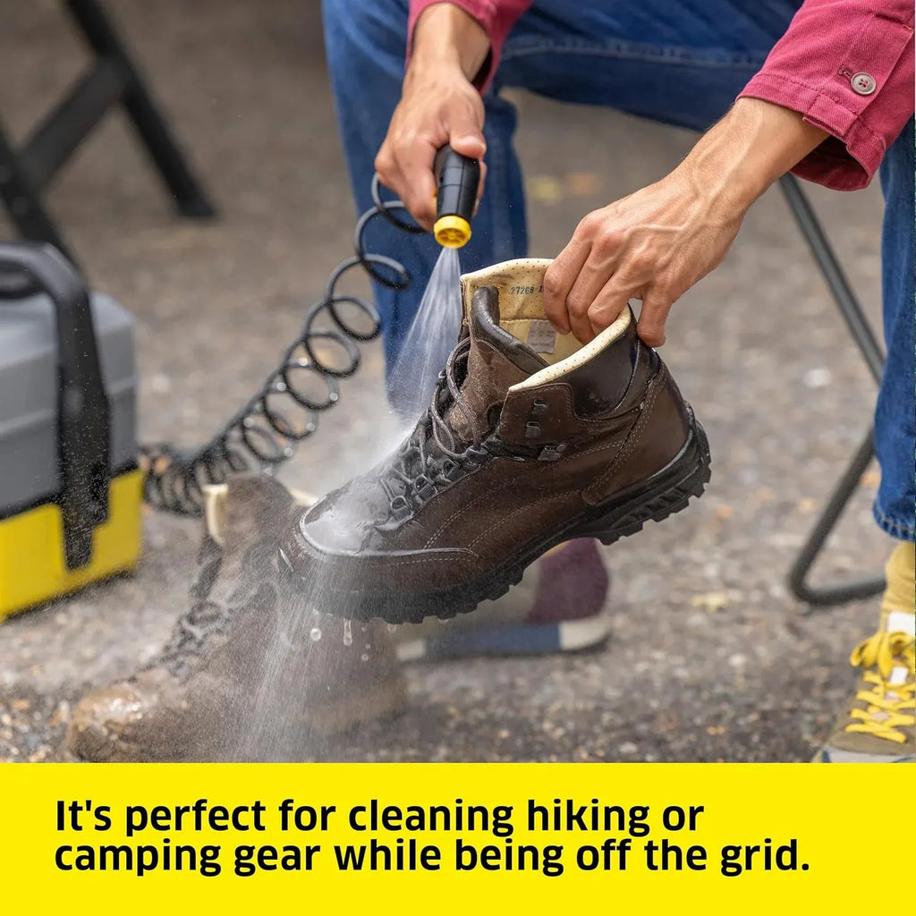 K?rcher OC 3 Plus Mobile Outdoor Cleaner, 1.8 gal. Water Tank, Spray Gun and Hose, Battery Operated, for on-The-go Cleaning, 72 PSI