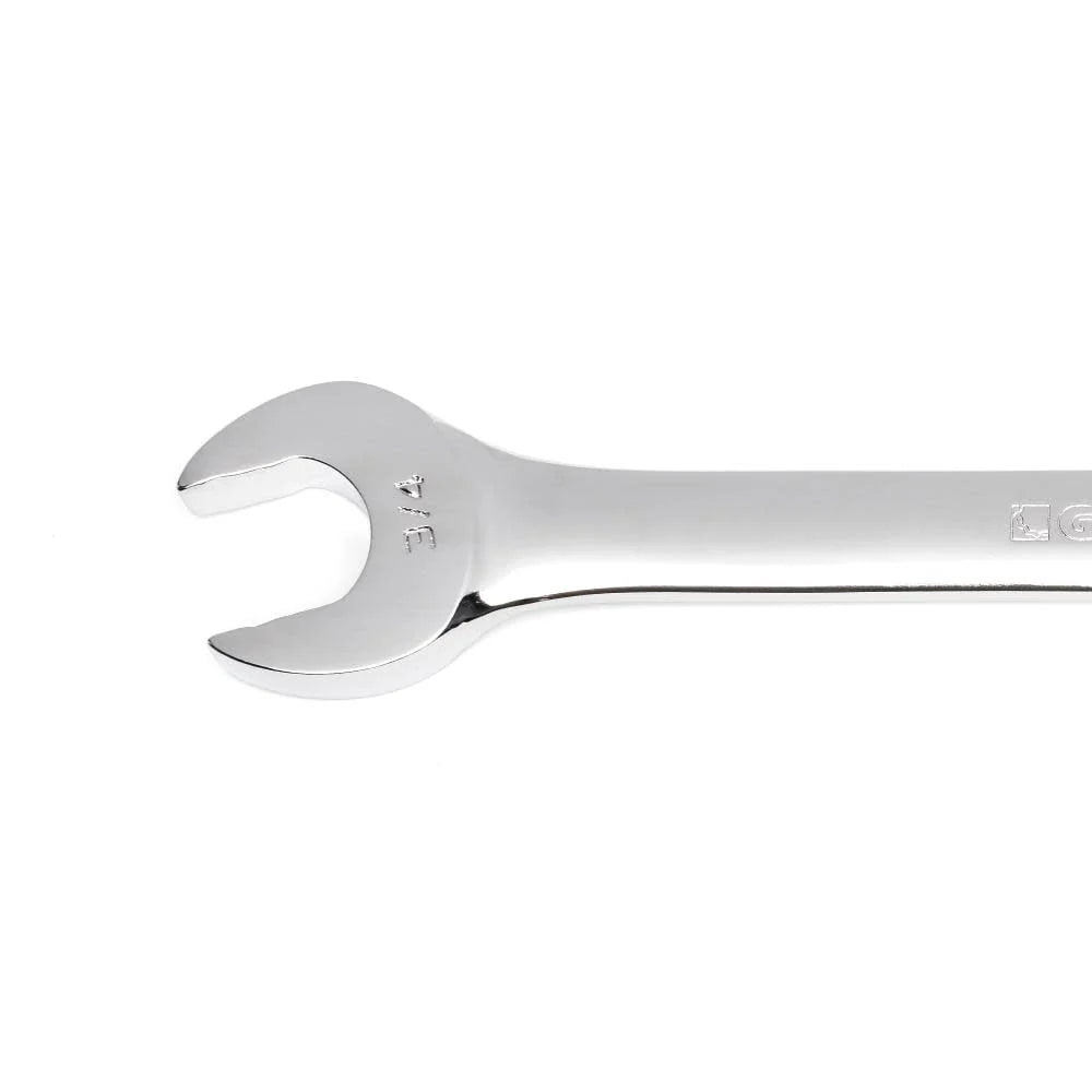 GearWrench 81918 15 Pc. 12 Point Sae Long Pattern Combination Wrench Set With Wrench Roll