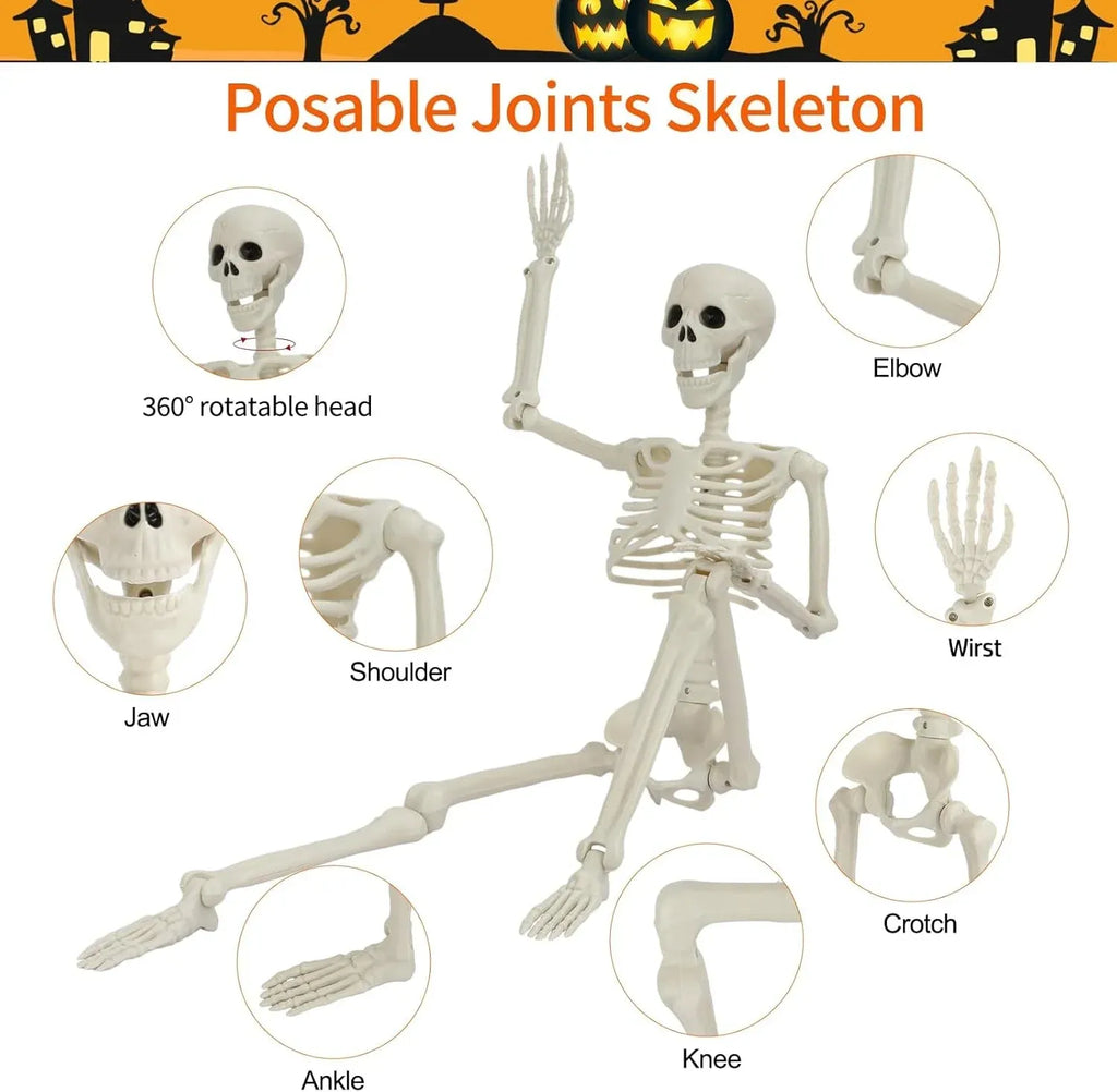 5 Pack Skeleton Halloween Decorations, 2 36 Decor with Style 1