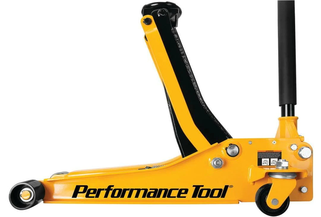 Performance Tool W1617 3-Ton 6,000 lb Heavy Duty Steel Garage Service Jack, 3-1/8 to 19-7/8 Lift