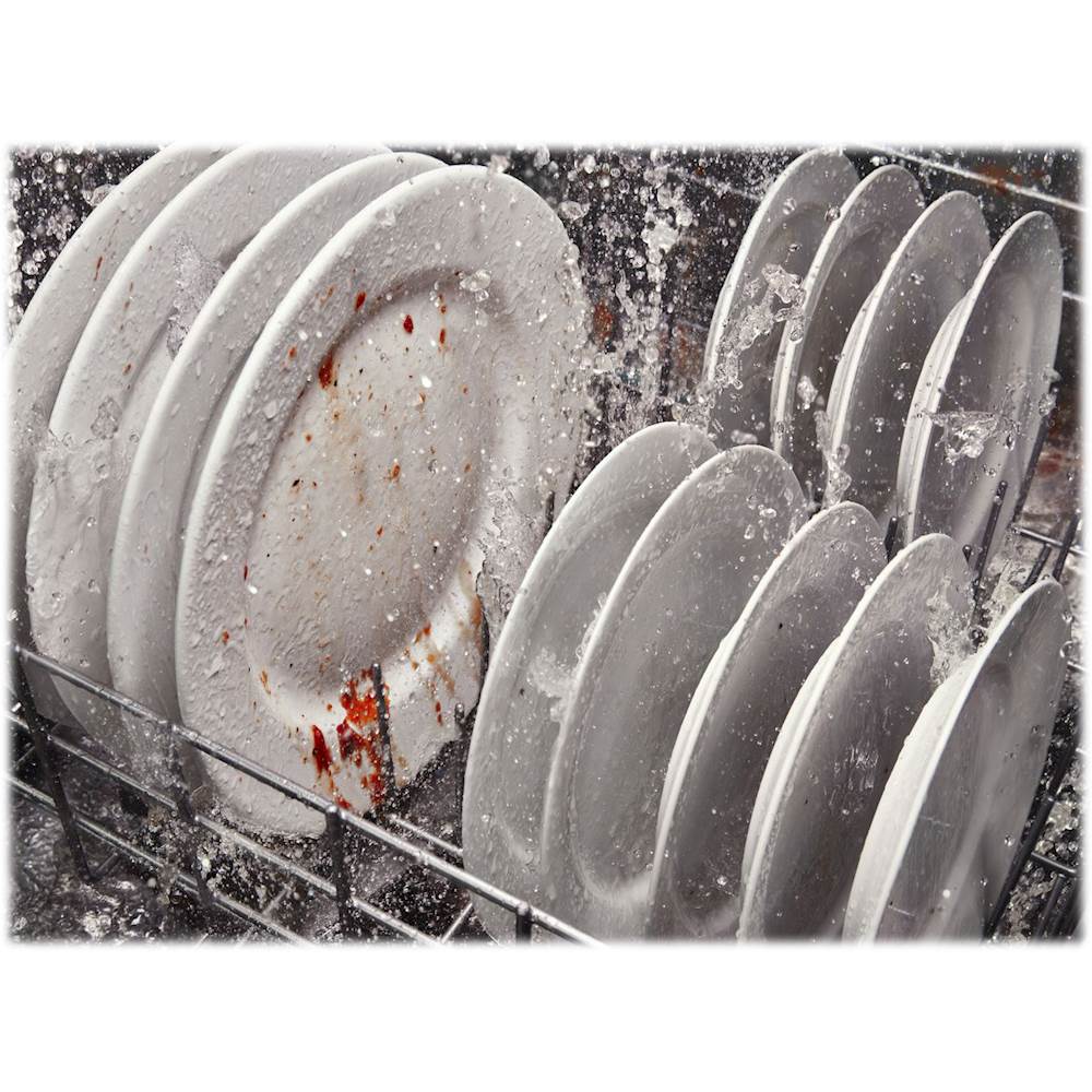 Whirlpool - 24 Built-In Dishwasher - Black