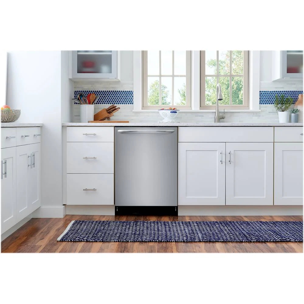 Frigidaire - Gallery 24 Compact Top Control Built-In Dishwasher with 49 dBa - Stainless steel