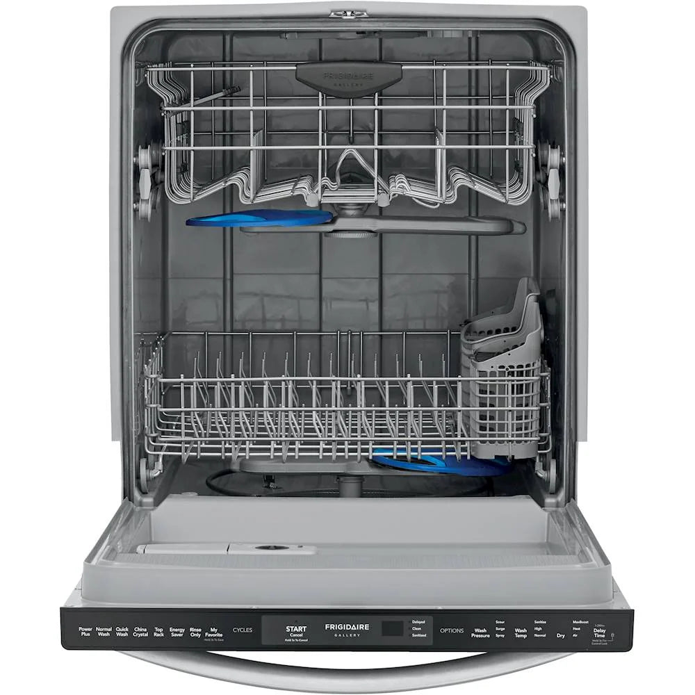 Frigidaire - Gallery 24 Compact Top Control Built-In Dishwasher with 49 dBa - Stainless steel