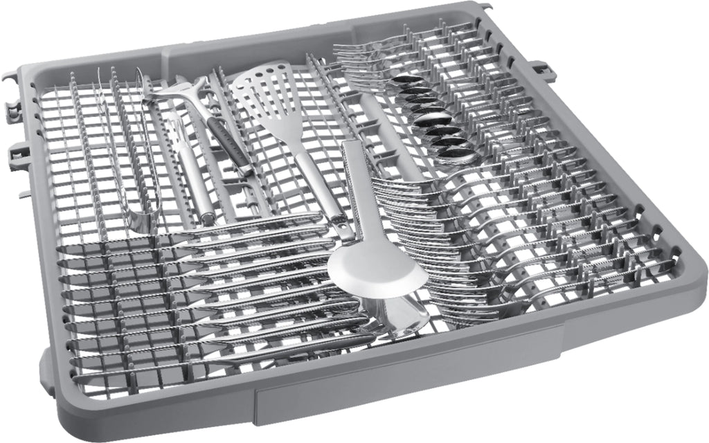 Samsung - StormWash 24 Top Control Built-In Dishwasher with AutoRelease Dry, 3rd Rack, 42 dBA - Stainless steel