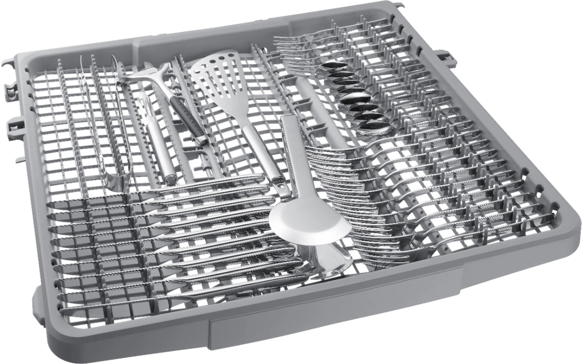 Samsung - StormWash 24 Top Control Built-In Dishwasher with AutoRelease Dry, 3rd Rack, 42 dBA - Stainless steel