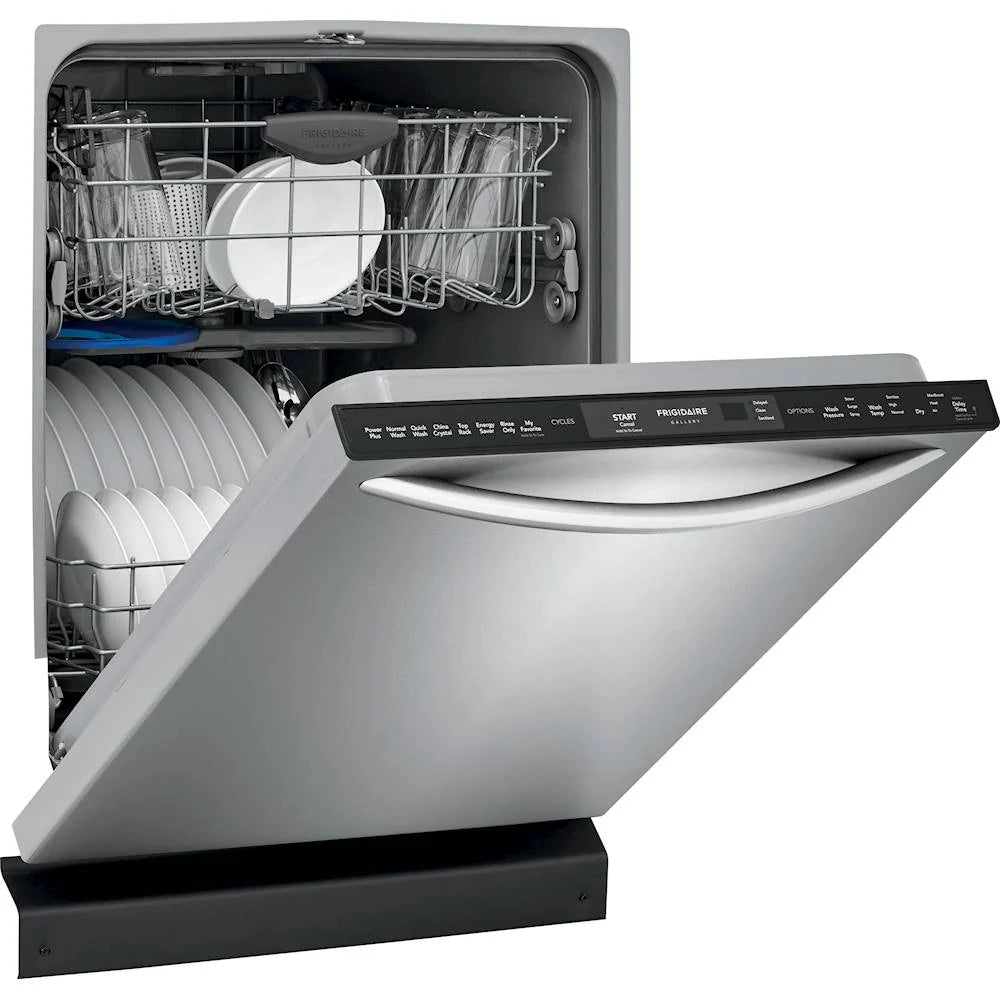 Frigidaire - Gallery 24 Compact Top Control Built-In Dishwasher with 49 dBa - Stainless steel