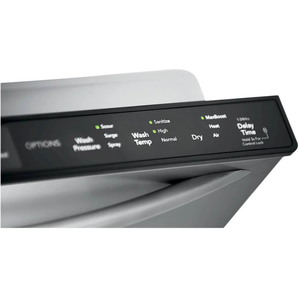 Frigidaire - Gallery 24 Compact Top Control Built-In Dishwasher with 49 dBa - Stainless steel