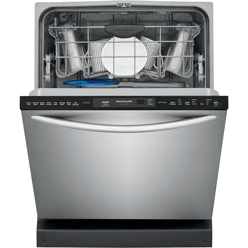 Frigidaire - Gallery 24 Compact Top Control Built-In Dishwasher with 49 dBa - Stainless steel