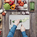 Composite Cutting Board with Odor-Resistant Surface and Knife-Friendly Finish