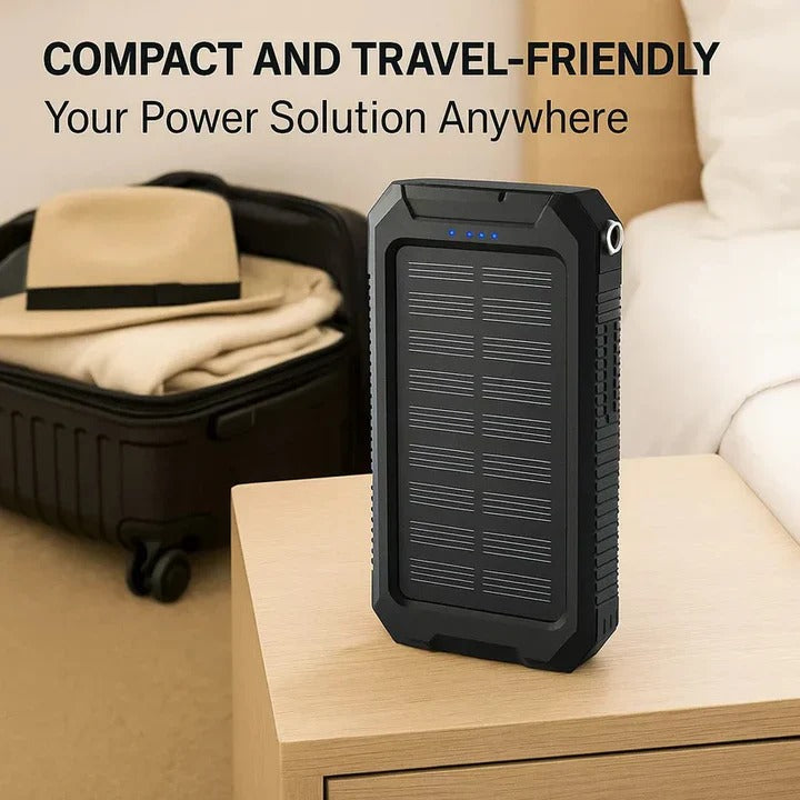 30,000mAh Solar Charger Waterproof External Power Bank