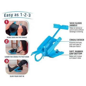 Easy-On Easy-Off Compression Sock Dressing Aid Kit