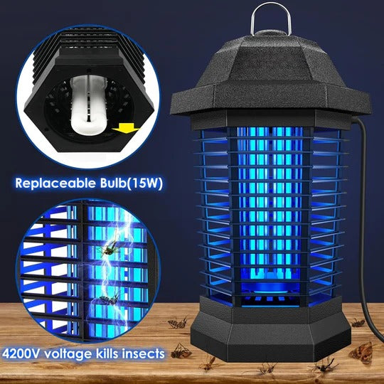 Electric Bug Zapper Light for Indoor and Outdoor Insect Control